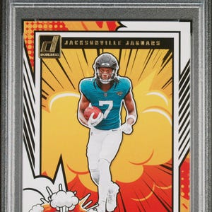 Graded 2024 Panini Donruss Brian Thomas Jr #6 Bomb Squad Rookie RC Football Card PSA 10 Gem Mint