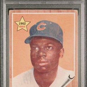 Graded 1962 Topps Star Rookie Lou Brock #387 Rookie RC Baseball Card PSA 2 Good