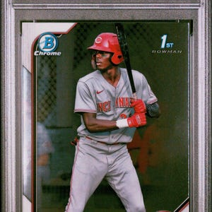 Tarjeta de béisbol Topps Bowman Elly De La Cruz #BCP50 Chrome Prospects Rookie RC PSA 10 Gem Mint, clasificada en 2022