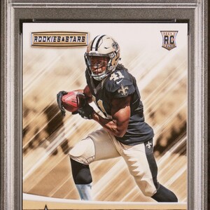 Graded 2017 Panini Rookies & Stars Alvin Kamara #257 Rookie RC Football Card PSA 10 Gem Mint