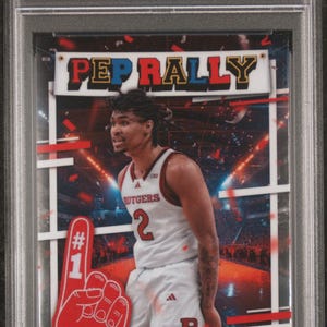 Graded 2024 Topps Bowman U Chrome Dylan Harper #PR8 Pep Rally Rookie RC Basketball Card PSA 10 Gem Mint