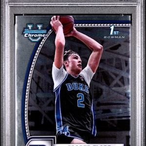 Graded 2024 Topps Bowman Chrome U Cooper Flagg #16 Rookie RC Basketball Card PSA 9 Mint