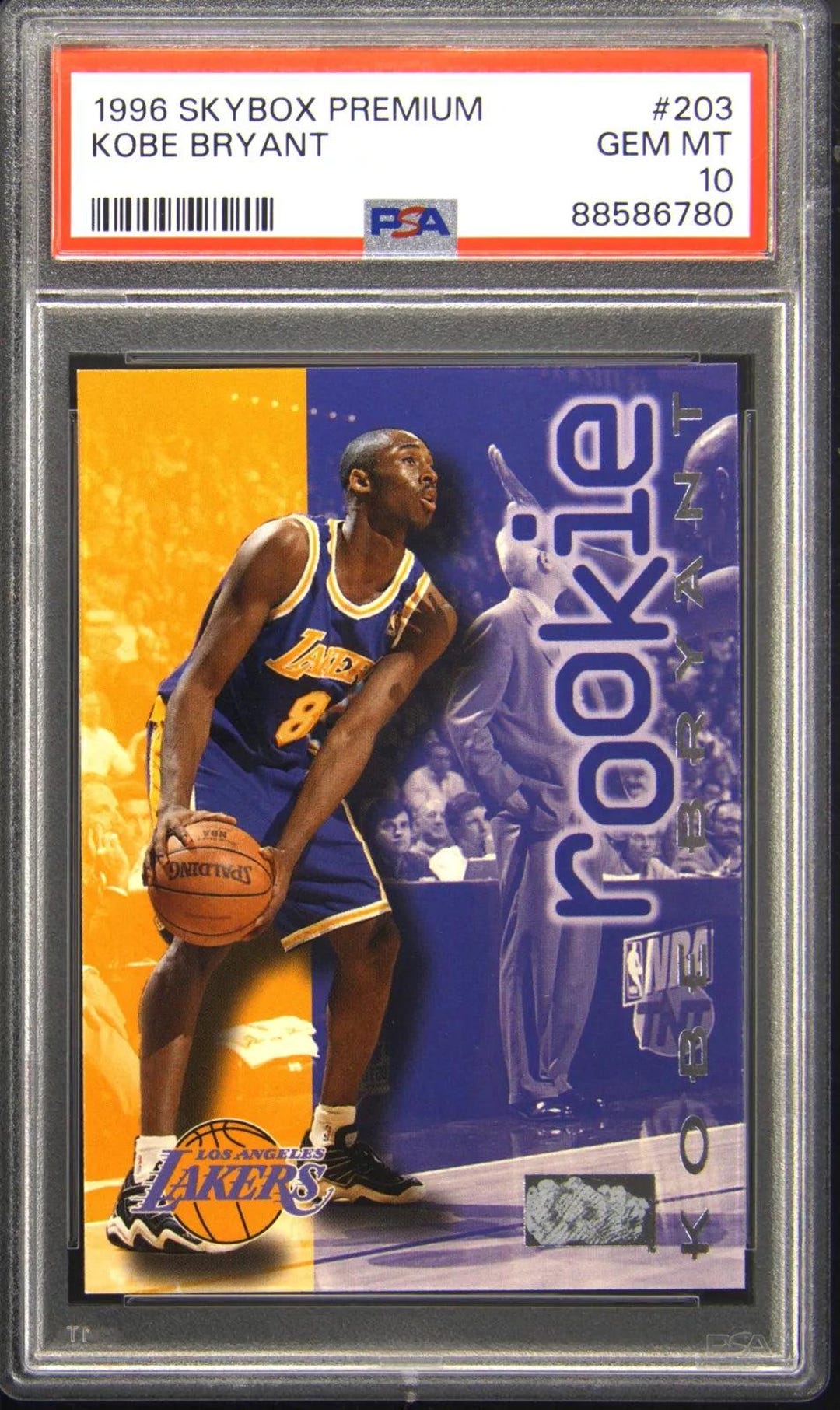 1996 97 Sp Kobe Bryant Rookie Rc Bgs 10 Pop 8 PSA 9 Mint Graded