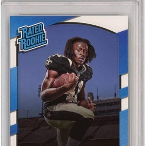 Graded 2017 Panini Donruss Alvin Kamara #349 Rookie RC Football Card PSA 10 Gem Mint