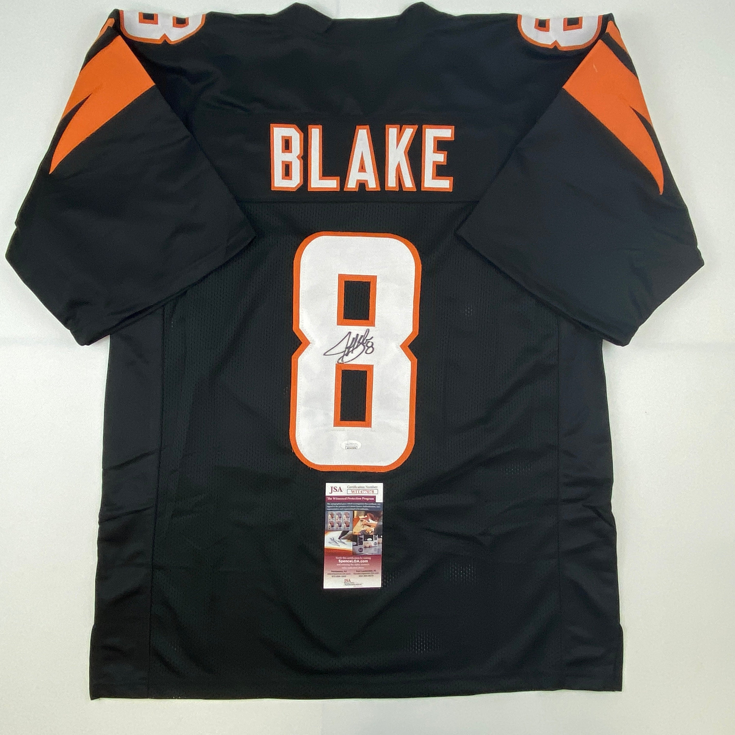 Jeff Blake deep ball jersey