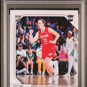 Graded 2024 Panini Instant WNBA Caitlin Clark #159 Sets Single Game Assists Record Rookie RC Basketball Card PSA 10 Gem Mint