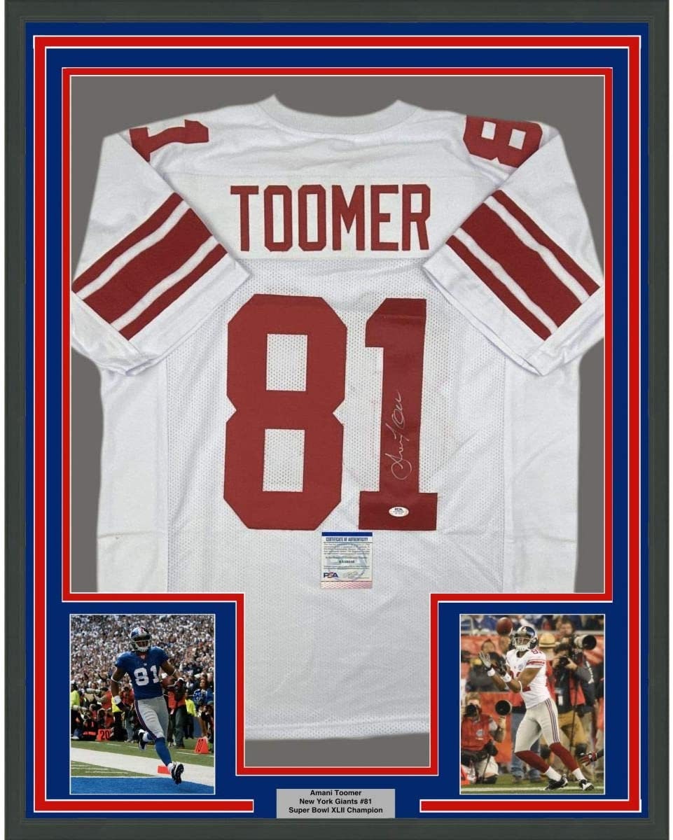 New York Giants Amani Toomer throwback jersey