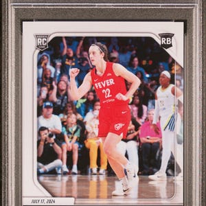 Graded 2024 Panini Instant WNBA Caitlin Clark #159 Sets Single Game Assists Record Rookie RC Basketball Card PSA 9 Mint