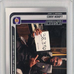 Graded 2022 Panini Instant LeBron James #108 Basketball Card PSA 10 Gem Mint
