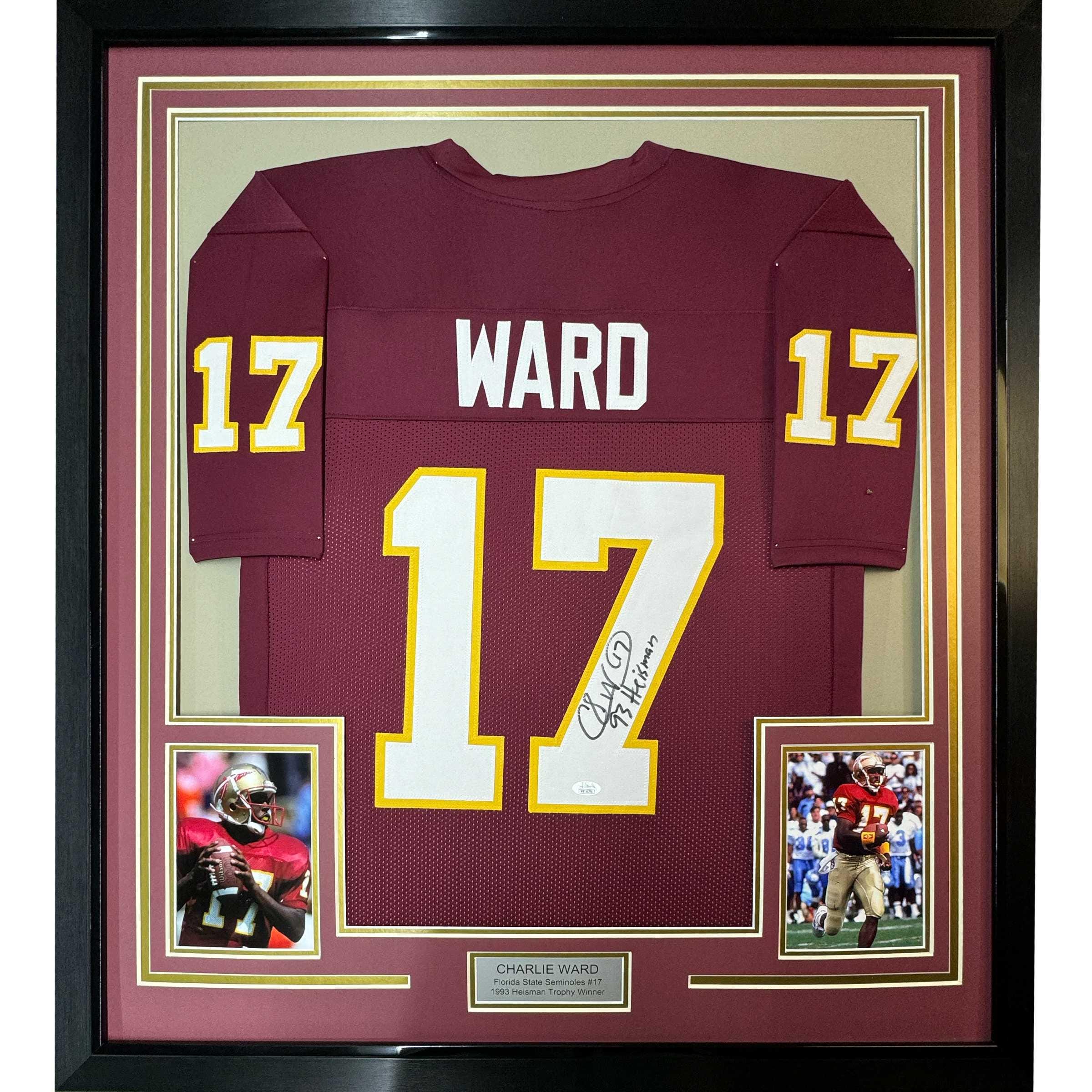 Charlie Ward Florida State Seminoles Facsimile Autograph Jersey - Men's XL, Maroon