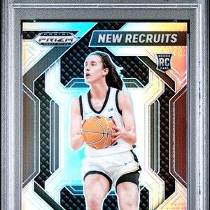 Graded 2024 Panini Prizm Draft Picks Caitlin Clark #RECRUIT Rookie RC Basketball Card PSA 10 Gem Mint