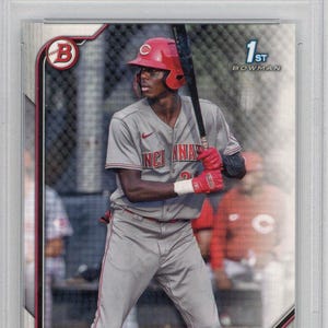 Tarjeta de béisbol de novato RC Elly De La Cruz #BP50 con calificación 2022 Bowman Paper Prospects PSA 10 Gem Mint