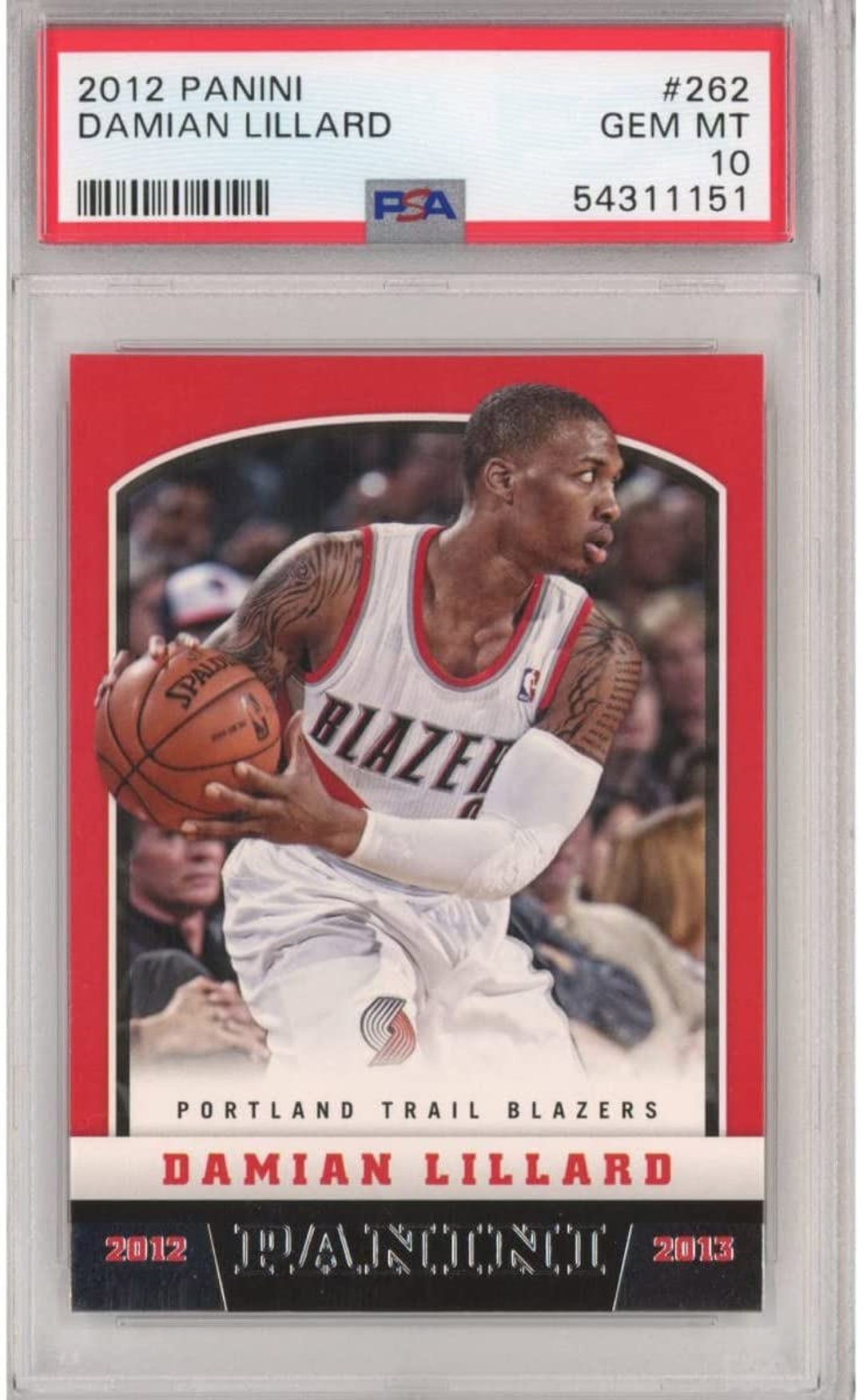 NBA Card Damian Lillard RC Auto /10 Rare