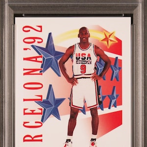 Graded 1991 Skybox Michael Jordan #534 USA Dream Team Basketball Card PSA 10 Gem Mint