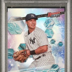 2022 Topps Anthony Volpe Pro Debut Rookie Blue Auto #d/150