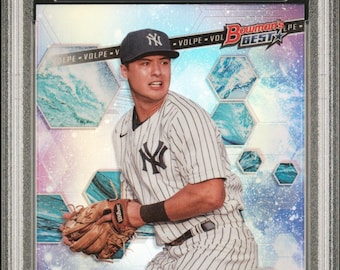 1枚限定！Anthony Volpe Auto 2022 Leaf l 2022 LEAF METAL ANTHONY VOLPE 1/1 TOP 100 PINK AUTO YANKEES