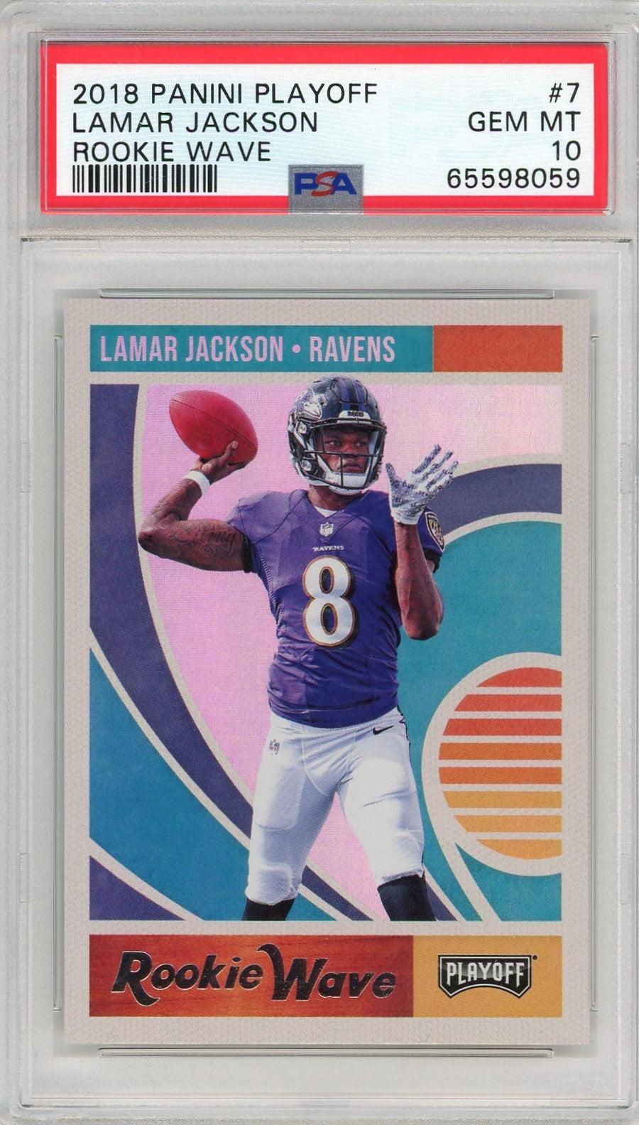 10枚限定 Contenders Optic ラマー・ジャクソン PSA 8 Las mejores ofertas en 2022 Panini Contenders Optic Lamar