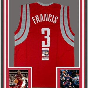 Autographed/Signed Steve Francis Houston Blue Basketball Jersey JSA COA at  's Sports Collectibles Store