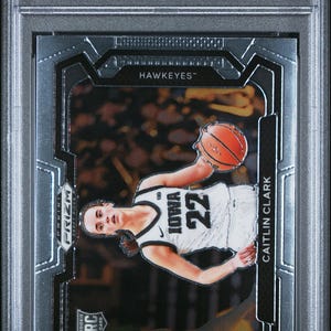 Graded 2024 Panini Prizm Draft Picks Caitlin Clark #57 Variation Rookie RC Basketball Card PSA 10 Gem Mint