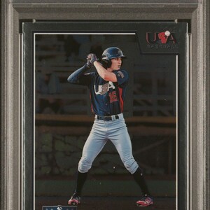 Graded 2019 Panini Stars & Stripes USA Dylan Crews #36 Longevity Base Rookie RC Baseball Card PSA 10 Gem Mint