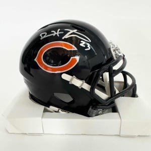 Autographed/Signed Devin Hester Chicago Bears Mini Football Helmet PSA COA