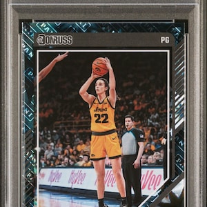 Graded 2024 Panini Caitlin Clark Collection Caitlin Clark #5 Donruss Panini Rookie RC Basketball Card PSA 10 Gem Mint