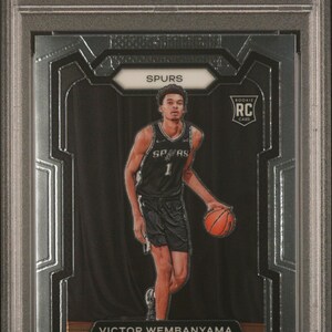Graded 2023 Panini Prizm Victor Wembanyama #136 Rookie RC Basketball Card PSA 10 Gem Mint