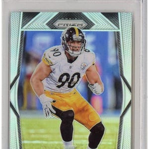 Graded 2017 Panini Prizm T.J. Watt #216 Silver Prizm Rookie RC Football Card PSA 10 Gem Mint