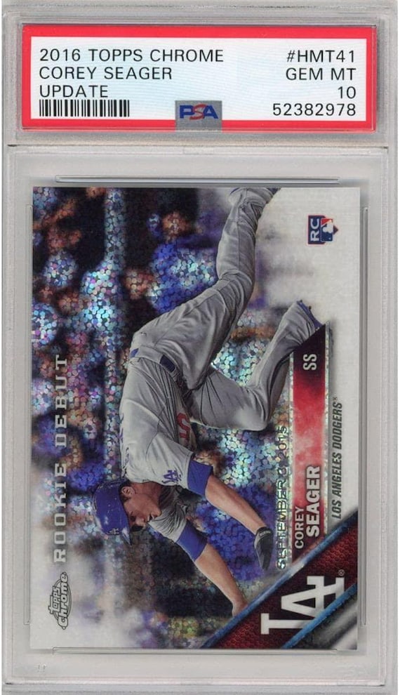 その他 COREY SEAGER Topps Chrome auto blue Corey Seager 2016 Topps Chrome #RA-CS Rookie Auto Price
