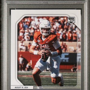 thumbnail image 2 of 2024 Panini Arch Manning Rookie Debut Card #AMC - Texas Longhorns - GEM MINT 10 Graded 2 of 6