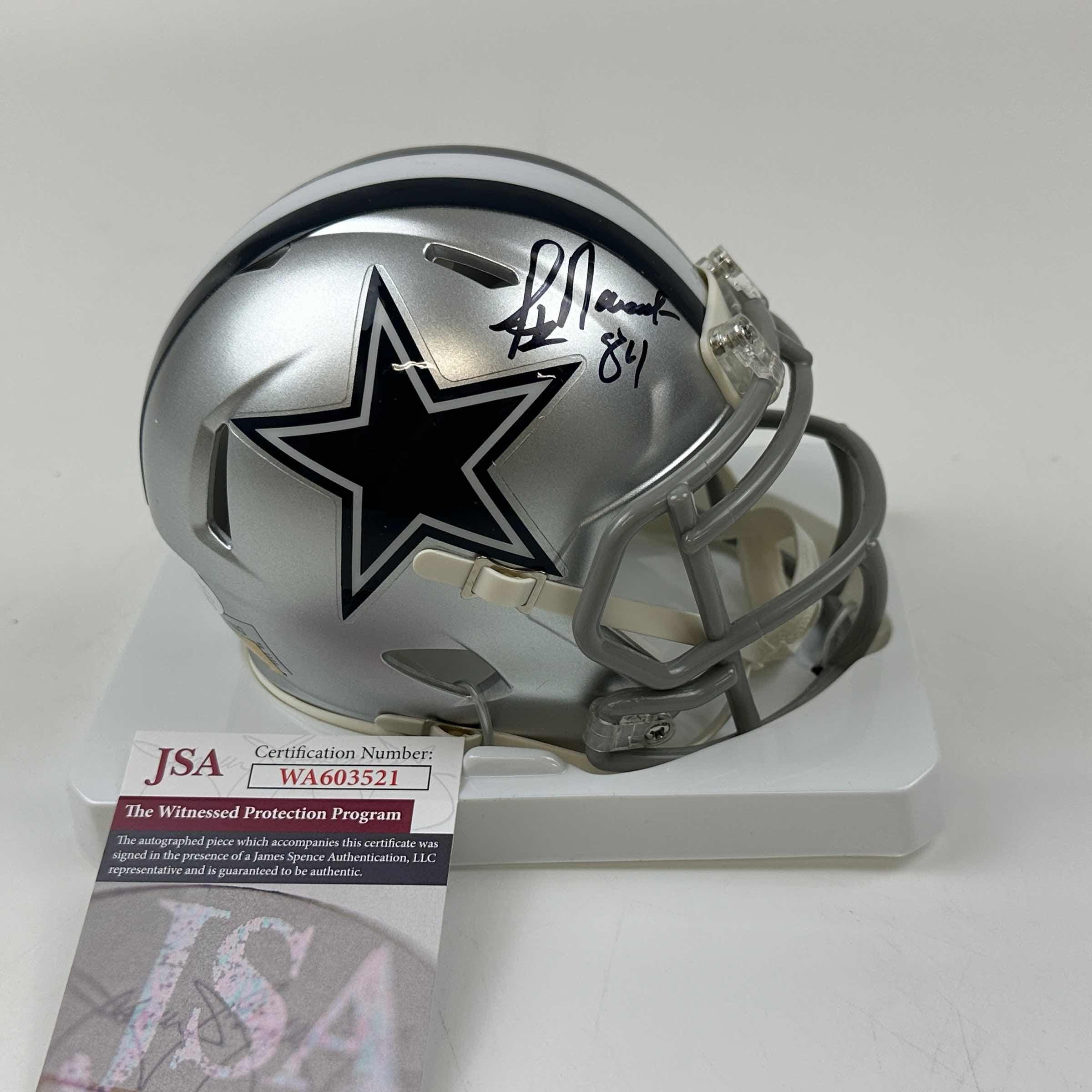 Trevon Diggs // Dallas Cowboys // Signed Riddell Throwback Mini Helmet (JSA) // White - Schwartz Sports - Touch Of Modern