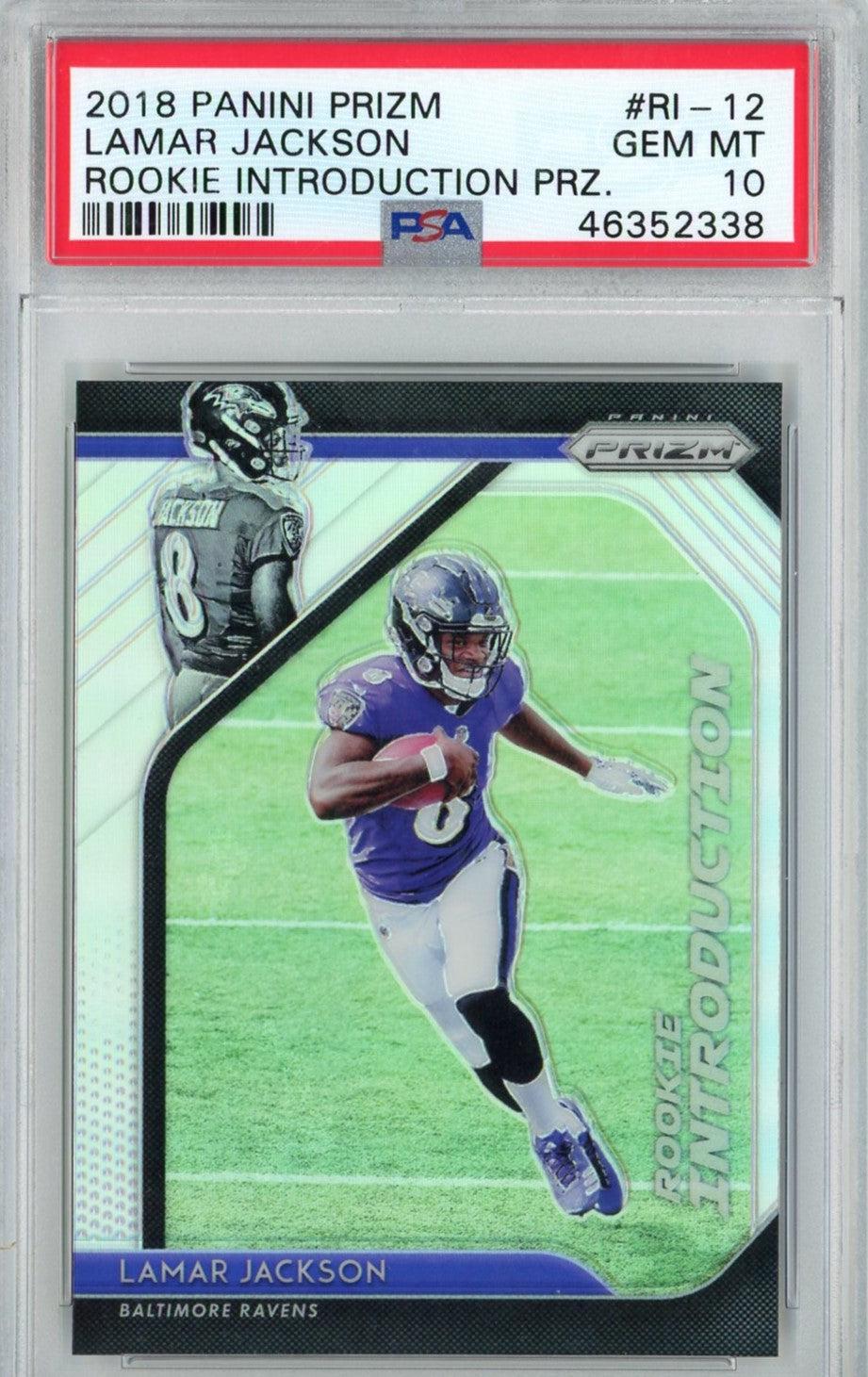 10枚限定 Contenders Optic ラマー・ジャクソン PSA 8 Las mejores ofertas en 2022 Panini Contenders Optic Lamar