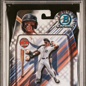 Graded 2024 Topps Bowman Draft Max Clark #BIA19 In Action Rookie RC Baseball Card PSA 10 Gem Mint
