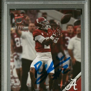 Graded 2024 Topps Bowman U Now Ryan Williams #2 Purple /25 Rookie RC Football Card PSA 10 Auto Grade Gem Mint
