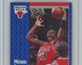 1990-1991 Fleer Michael Jordan PSA 9 Mint - Etsy