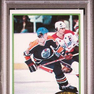 Graded 1980 Topps Wayne Gretzky #250 2nd Year Hockey Card PSA 6 EX-MT