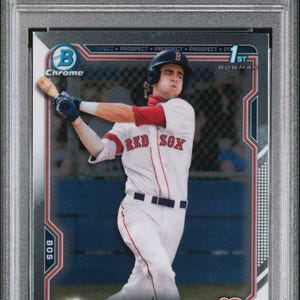 Graded 2021 Topps Bowman Draft Marcelo Mayer #BDC174 Chrome Rookie RC Baseball Card PSA 10 Gem Mint