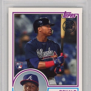 Graded 2018 Topps Update Ronald Acuna Jr. #83-13 1983 Rookie RC Baseball Card PSA 10 Gem Mint