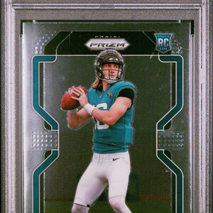 Graded 2021 Panini Prizm Trevor Lawrence #331 Rookie RC Football Card PSA 9 Mint