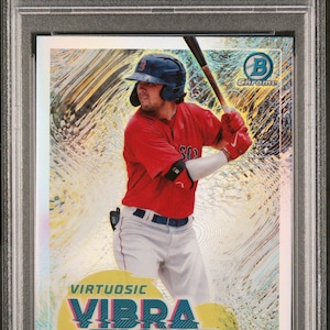 Graded 2022 Topps Bowman Marcelo Mayer #VV1 Chrome Virtuosic Vibrations Rookie RC Baseball Card PSA 10 Gem Mint