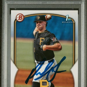 Graded 2023 Topps Bowman Draft Paul Skenes #BD14 Rookie RC Baseball Card PSA 10 Auto Grade Gem Mint