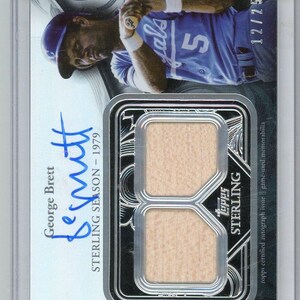 2024 Topps Sterling Sterling Season 1979 George Brett #SSAR-GB Game Used Memorabilia Autograph /25 Baseball Card