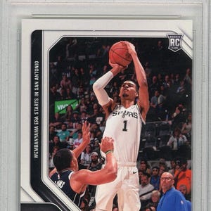 Graded 2023 Panini Instant Victor Wembanyama #5 Rookie RC Basketball Card PSA 10 Gem Mint