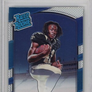 Graded 2017 Panini Donruss Optic Alvin Kamara #199 Rookie RC Football Card PSA 10 Gem Mint