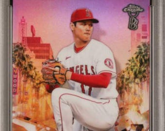 2022 Topps Update - Shohei Ohtani - Orange Ice Foil Parallel