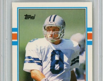 1989 Topps Traded Troy Aikman Rookie Card #70T - Near Mint To Mint Condition Football Card