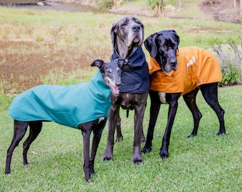 Mila+me AROONA Anorak (raincoat) for Great Danes & Greyhounds