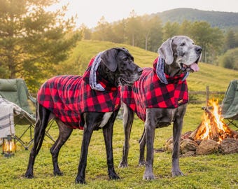 Great Dane Fleece Hoodie: Double-Layered Polar, Faux Fur Trimmed Hood