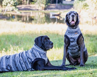 Designer dog jumper (the DENALI) for Great Danes & Greyhounds