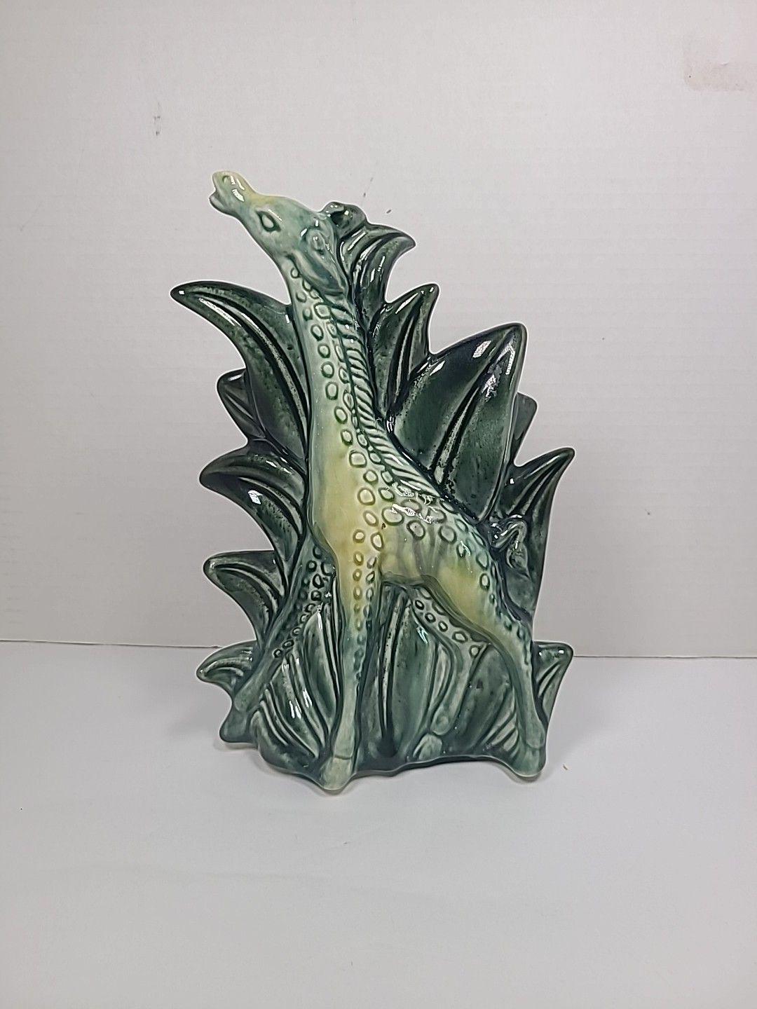 Vintage HULL USA # 115 Giraffe Vase/planter Green Mcm EUC - Etsy